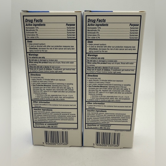 2 pack - CeraVe Facial Moisturizing Lotion (AM) Broad Spectrum SPF 30 Oil FREE - Picture 2 of 4